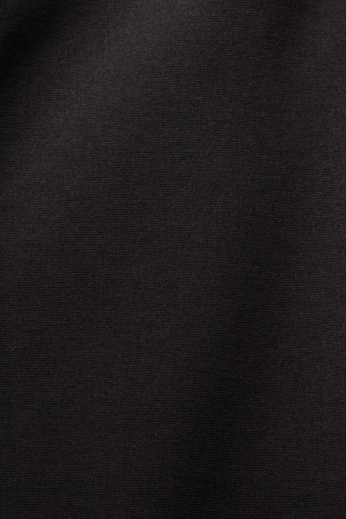 Pantaloni Punto con zip sul fondo, BLACK, detail image number 5