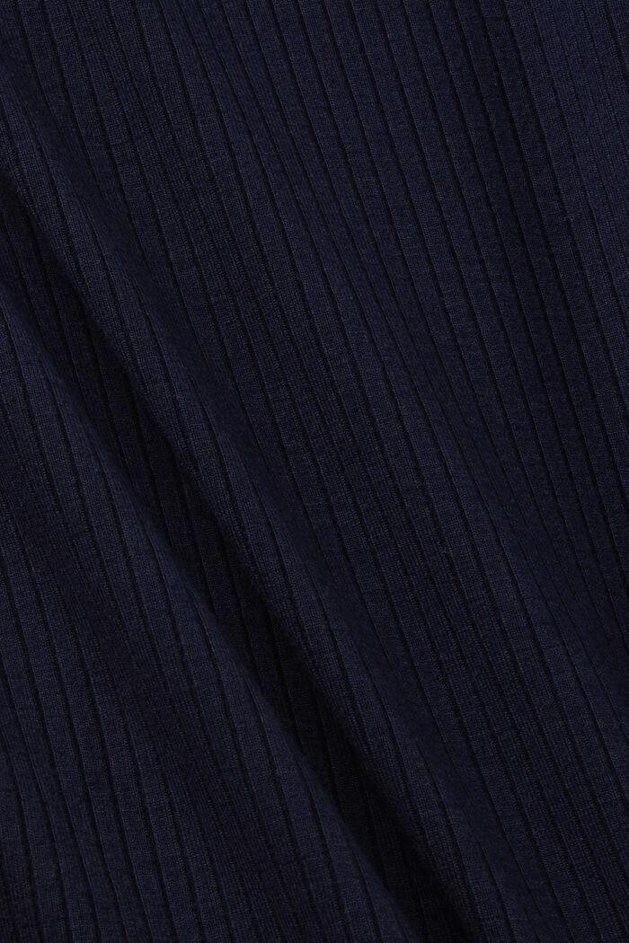 Canotta a coste, NAVY, detail image number 5