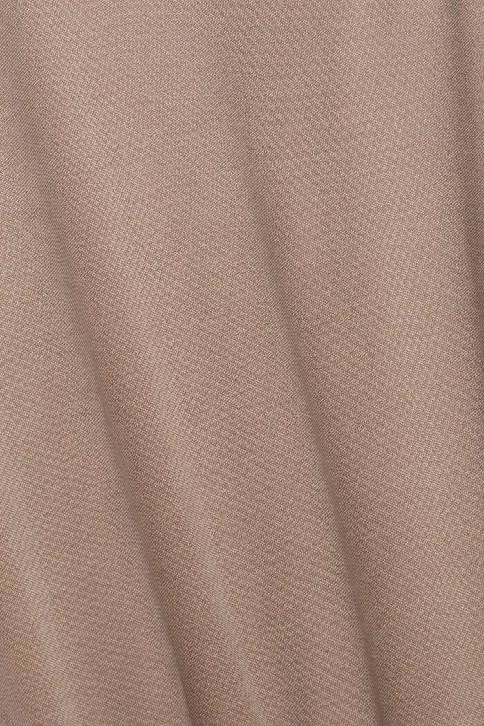 Con TENCEL™: abito con coulisse e cordoncino, TAUPE, detail image number 1