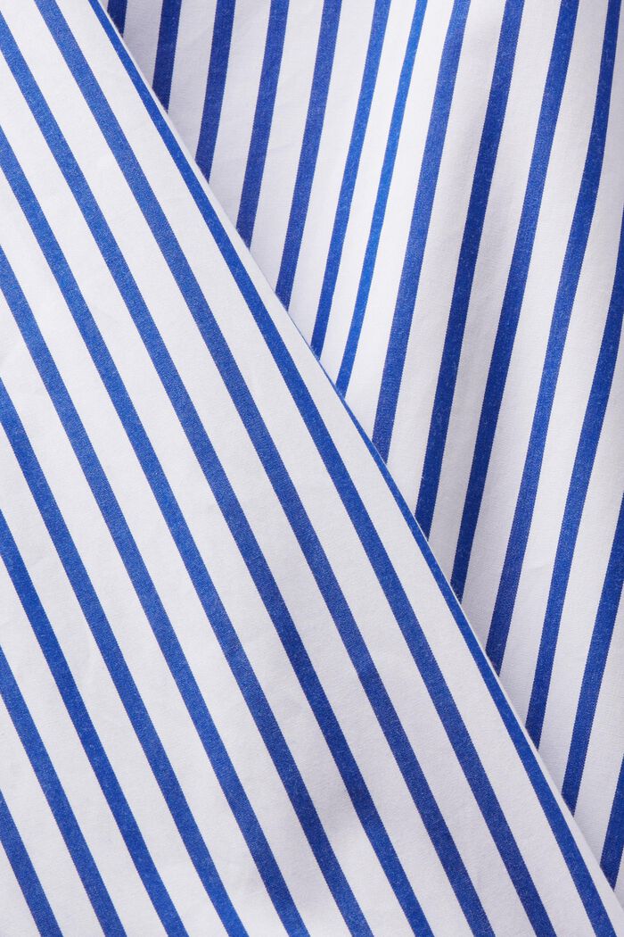 Camicia in popeline a righe, BRIGHT BLUE, detail image number 5