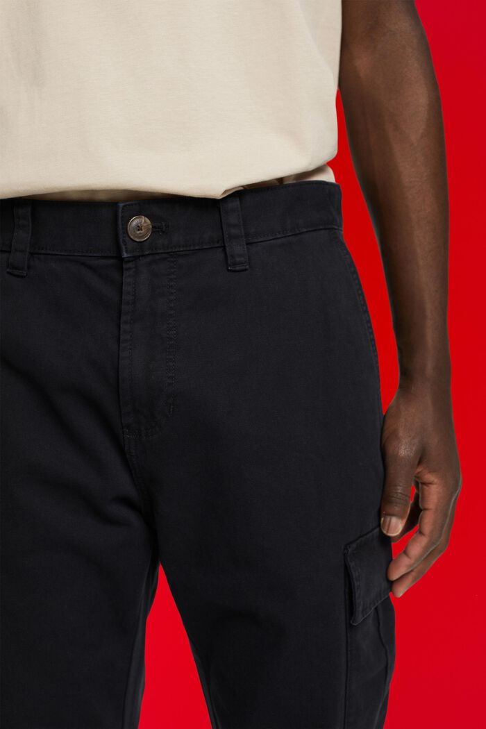 Pantaloni cargo, BLACK, detail image number 2