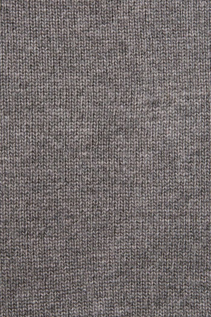 Pullover polo con bottone frontale, BROWN GREY, detail image number 5