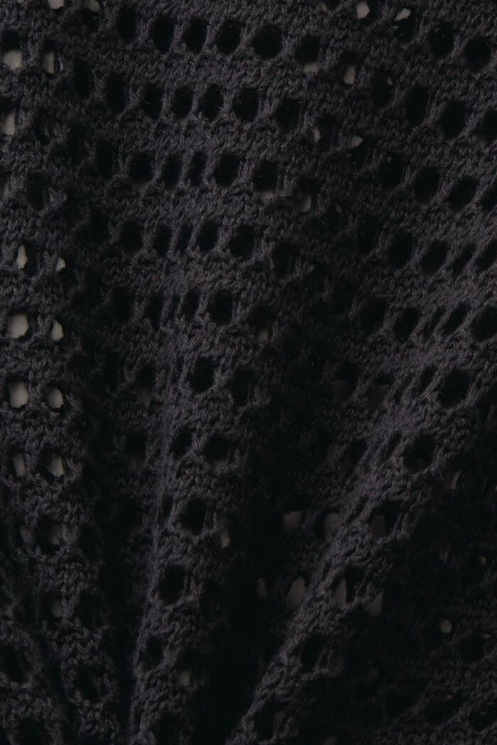 Mini abito a maglia aperta, BLACK, detail image number 5