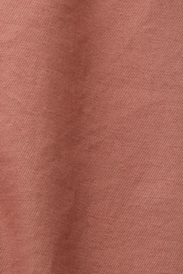 Shorts in twill di cotone, DARK OLD PINK, detail image number 6