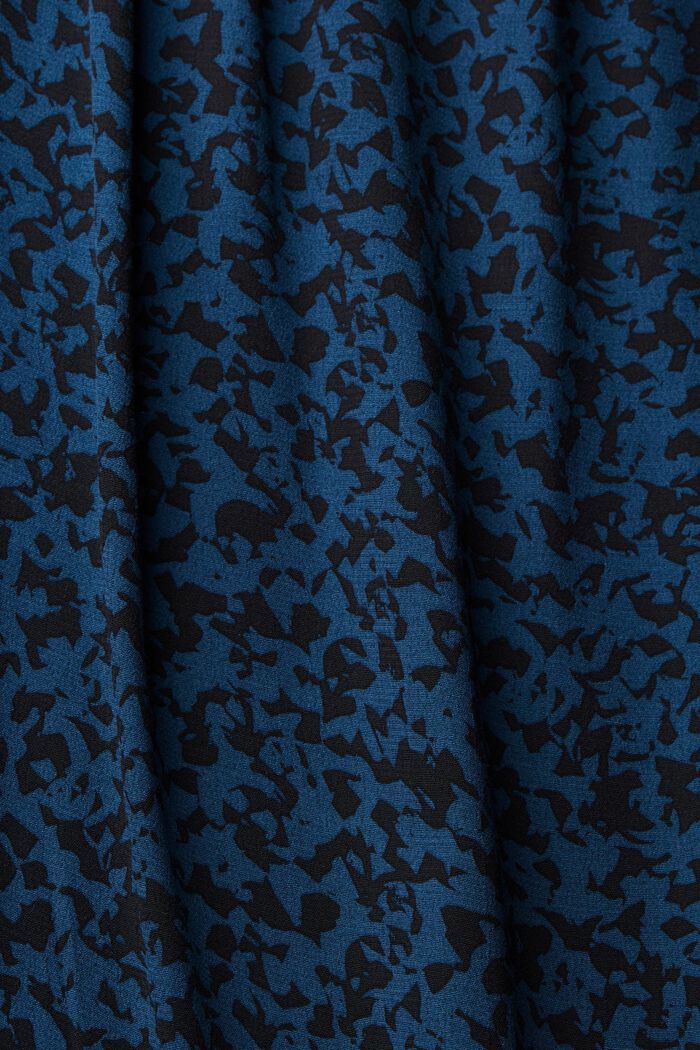 Mini abito in viscosa a fantasia, PETROL BLUE, detail image number 5