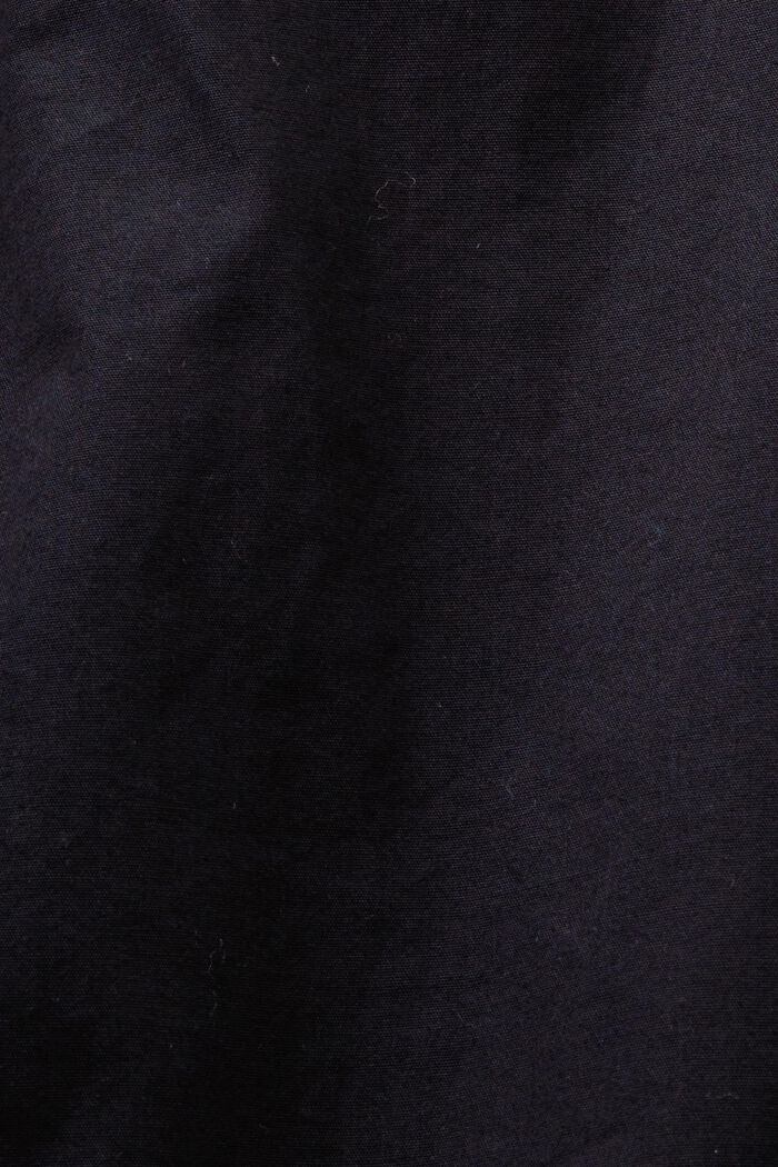 Camicia utility in cotone, BLACK, detail image number 4