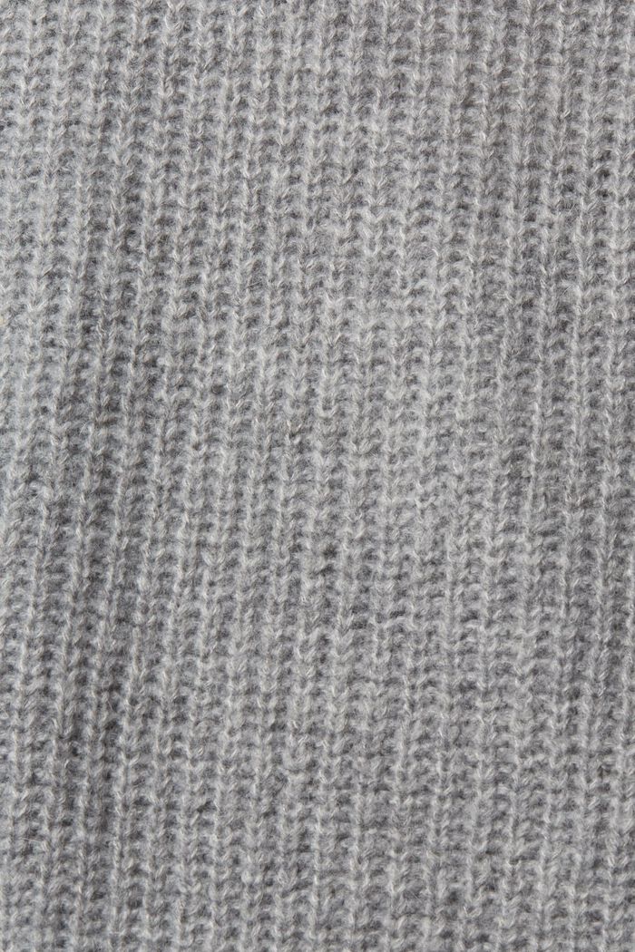 Pullover smanicato in misto lana, MEDIUM GREY, detail image number 1