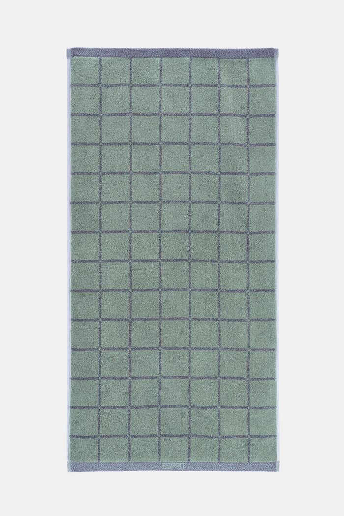 Asciugamani Melange Cube, SOFT GREEN, detail image number 3