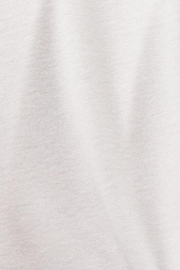 Top a maniche lunghe in jersey, LIGHT GREY, detail image number 6
