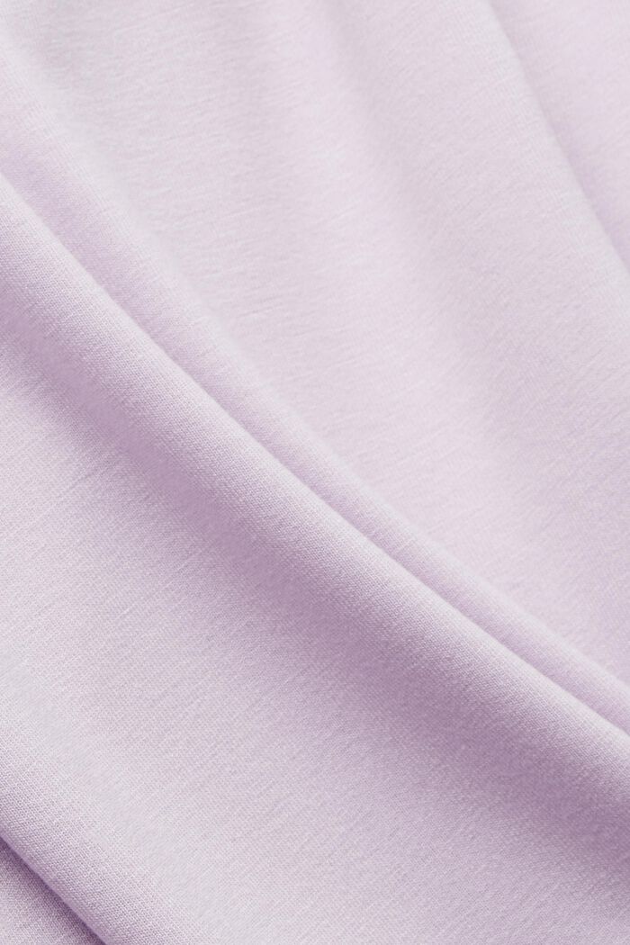 Négligé in jersey con bordi in pizzo, VIOLET, detail image number 4