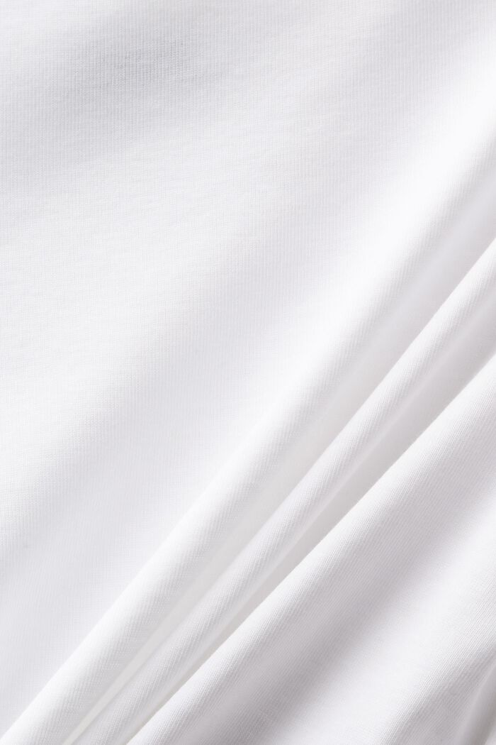 T-shirt con scollo a barchetta, WHITE, detail image number 6