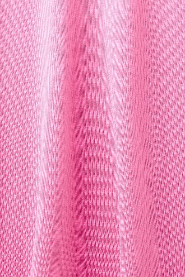 Top a maniche lunghe in jersey, PINK FUCHSIA, detail image number 6