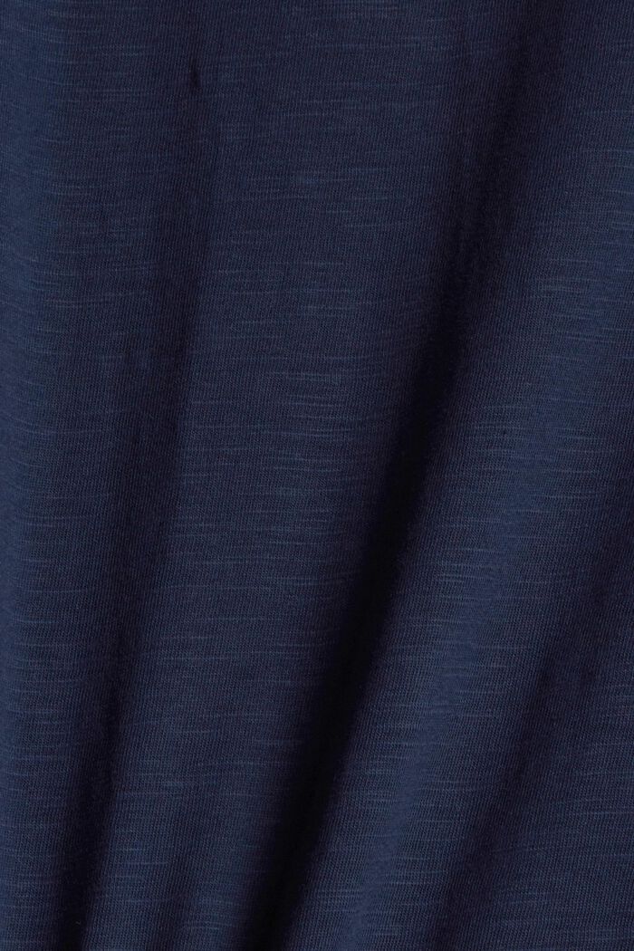 T-shirt in 100% cotone biologico, NAVY, detail image number 1