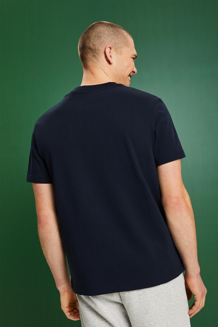 T-shirt con stampa del logo, NAVY, detail image number 2