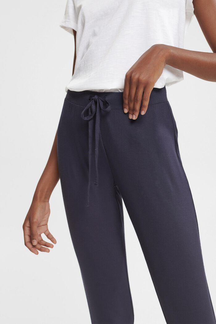 Pantaloni da pigiama in LENZING™ ECOVERO™, NAVY, detail image number 0