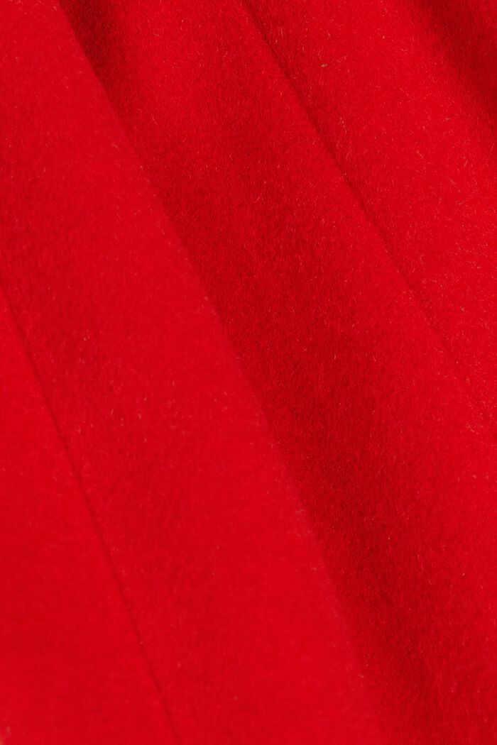 Riciclato: cappotto in misto lana con cachemire, RED, detail image number 5