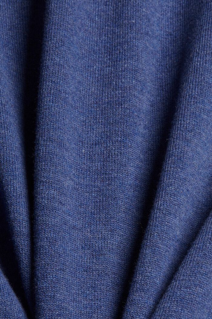 Pullover in 100% cotone biologico, GREY BLUE, detail image number 4