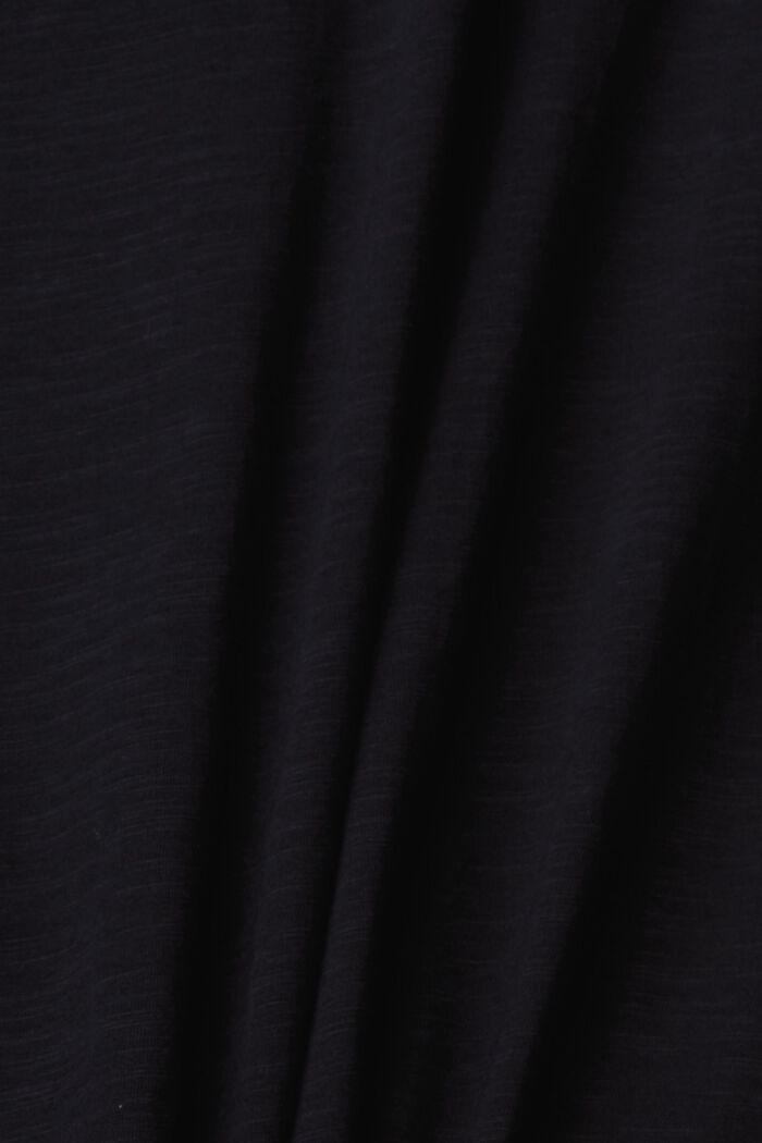 Maglia a manica lunga in jersey, BLACK, detail image number 1