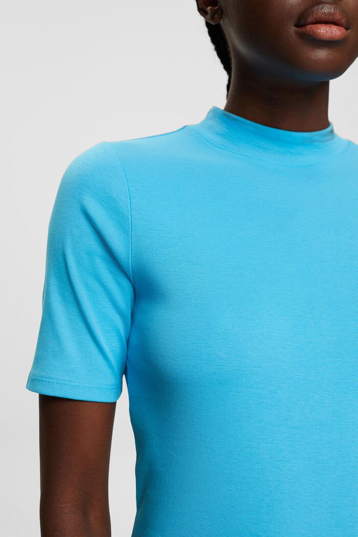 T-shirt di cotone, TURQUOISE, detail image number 2