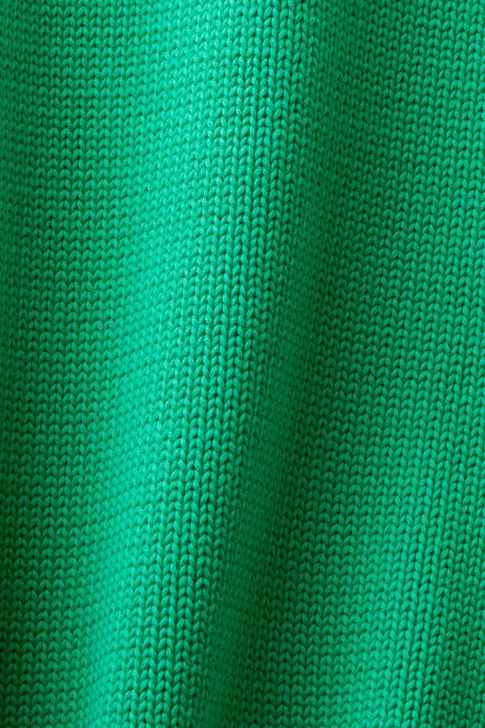 Pullover dolcevita in cotone, GREEN, detail image number 5