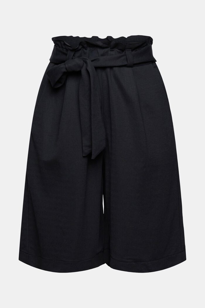 Shorts in stile paperbag con cintura da annodare