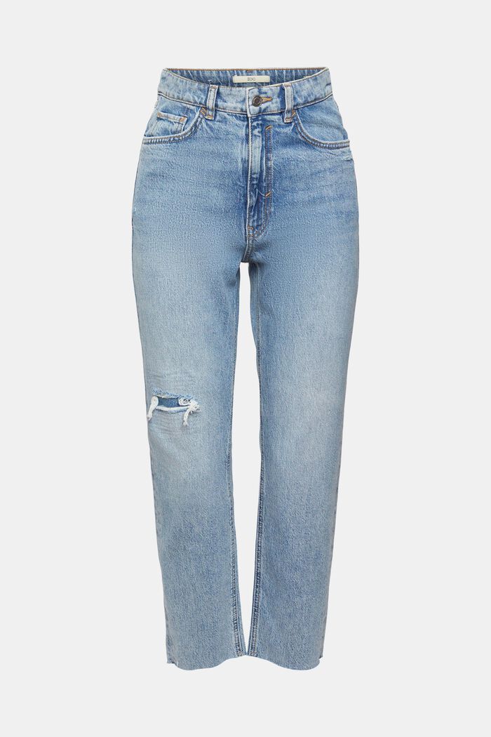 Jeans slim fit con dettagli a coste