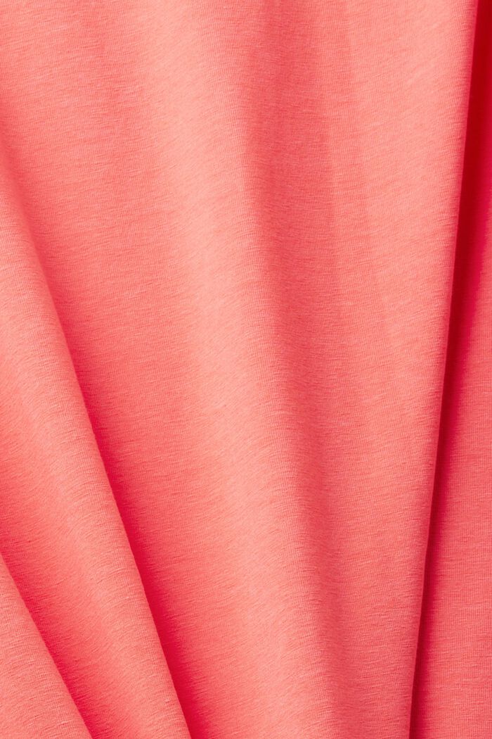 Camicia da notte in jersey, NEW CORAL, detail image number 5