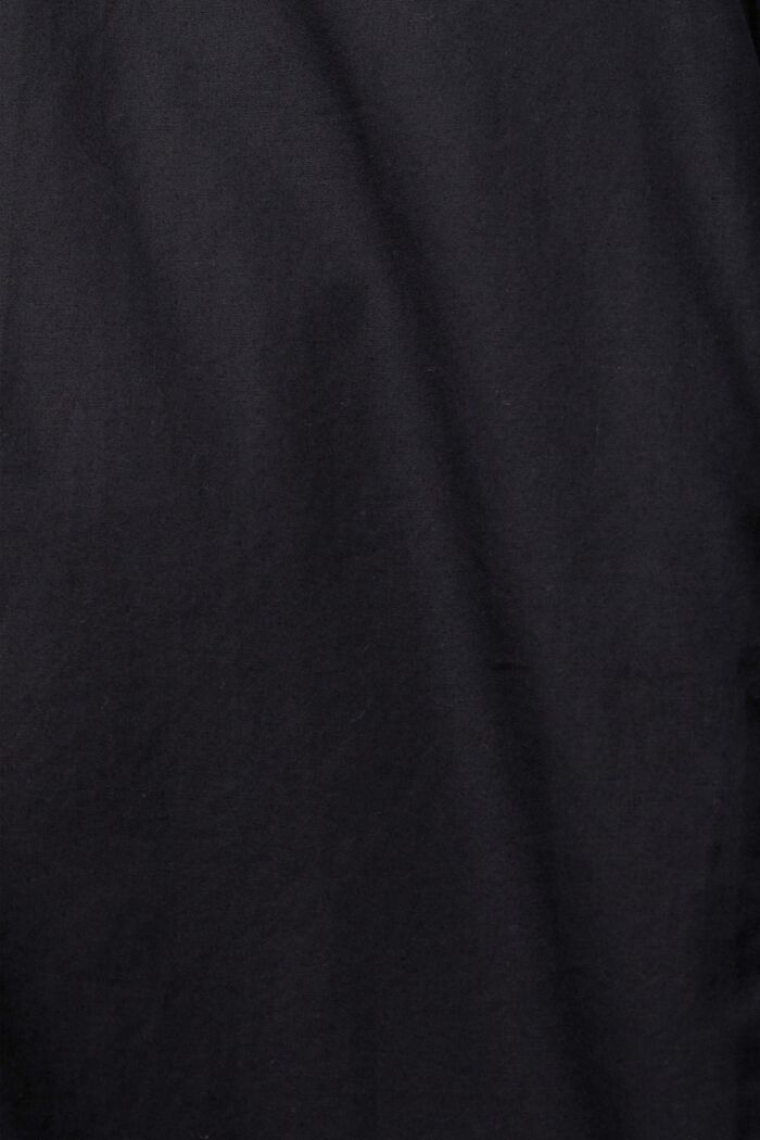 Camicia Slim Fit in cotone sostenibile, BLACK, detail image number 1
