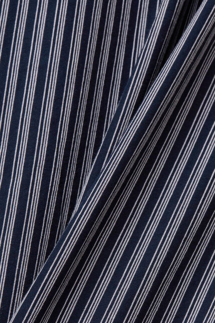 Camicia a righe in cotone sostenibile, NAVY, detail image number 5