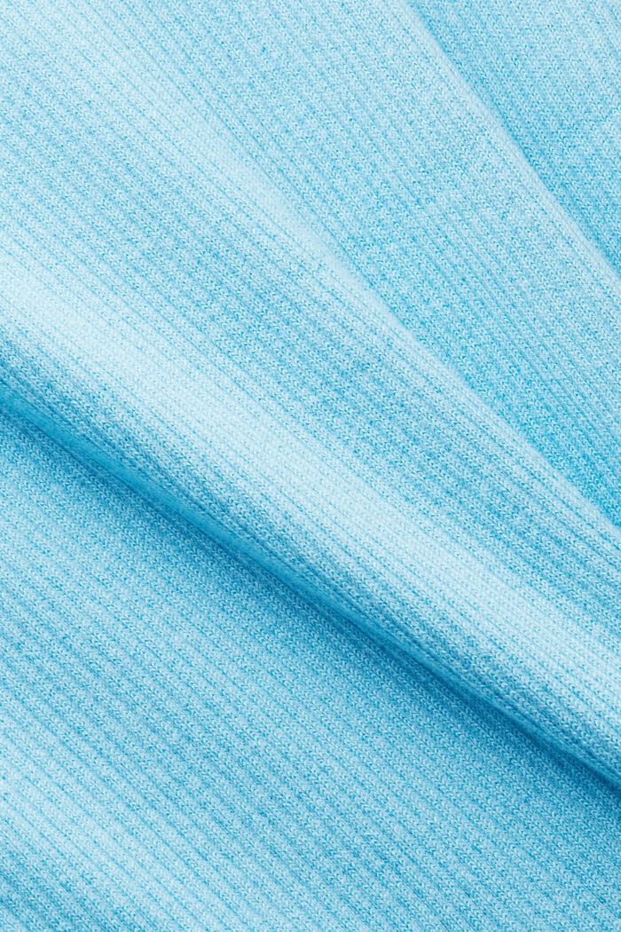 Maglia a canotta a coste, LIGHT TURQUOISE, detail image number 4
