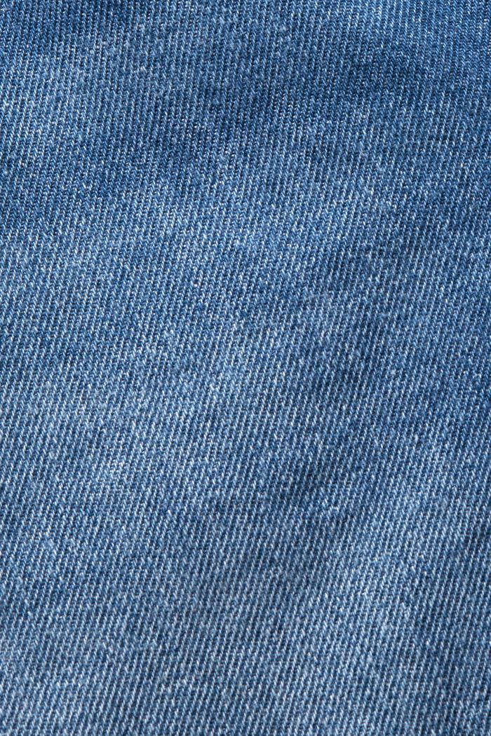 Shorts in denim a orlo vivo, BLUE MEDIUM WASHED, detail image number 6