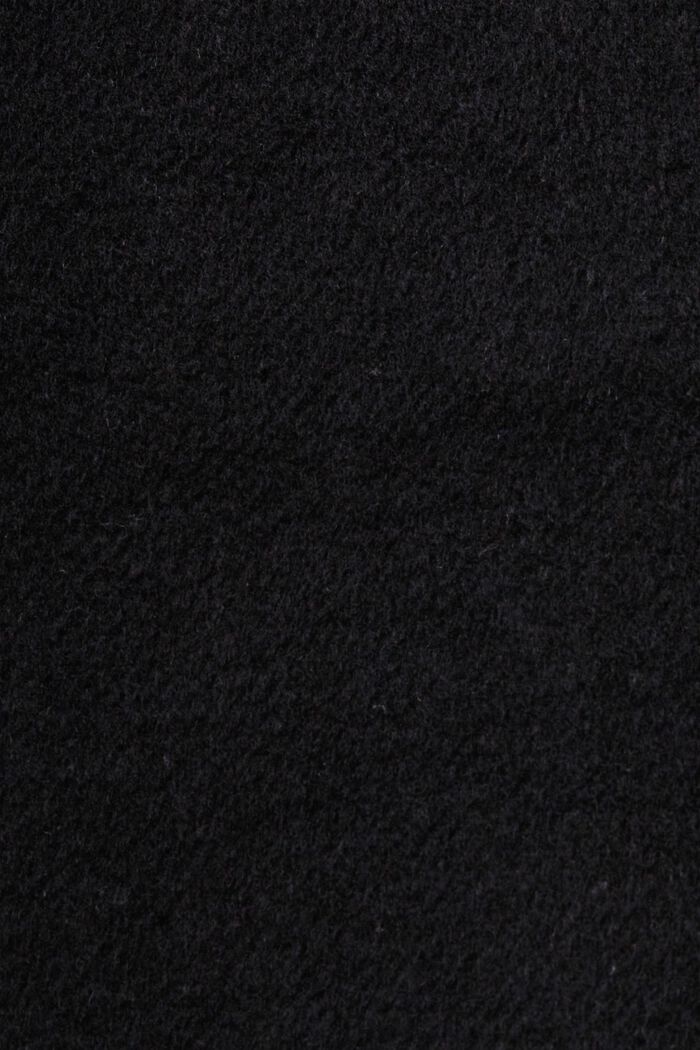 In materiale riciclato: Cappotto con lana, BLACK, detail image number 4