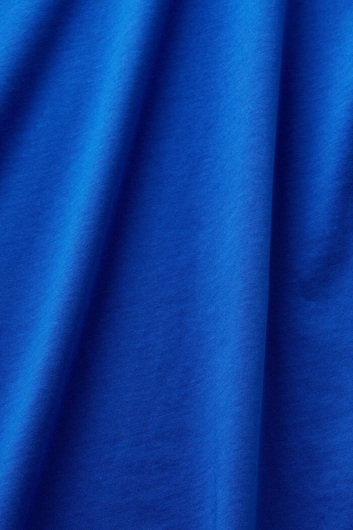 T-shirt con scollo a V, BRIGHT BLUE, detail image number 4