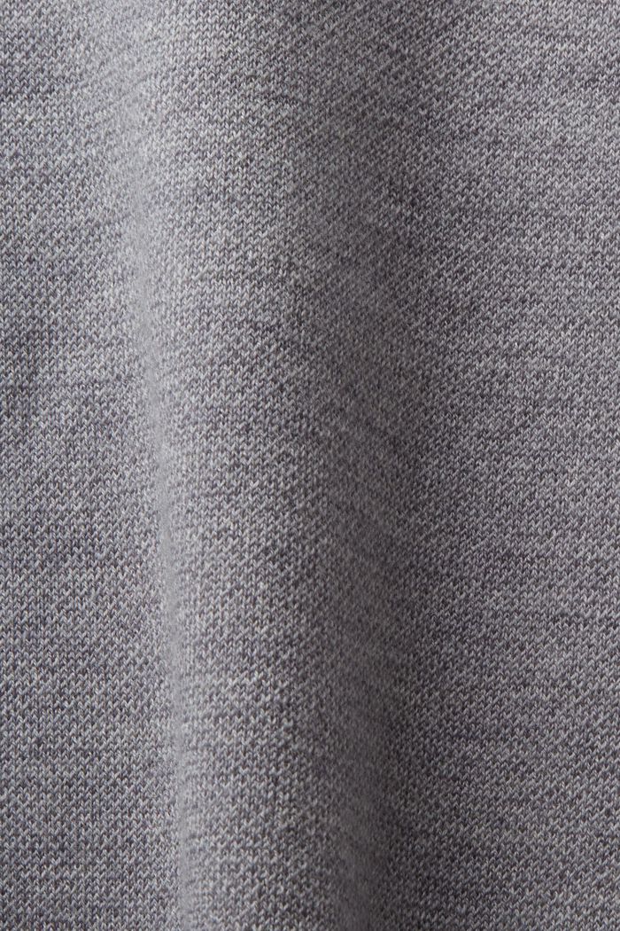 Pullover a girocollo in misto lana, LIGHT GREY, detail image number 5