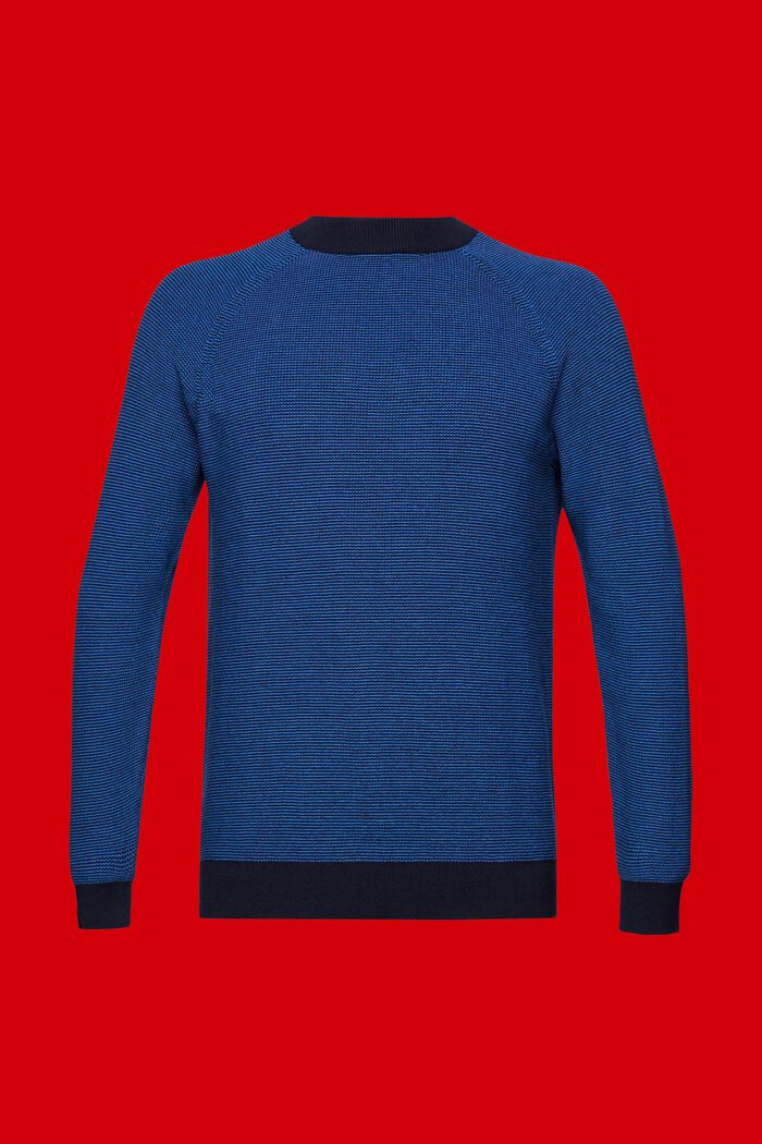 Pullover a righe con collo a lupetto, NAVY, detail image number 6