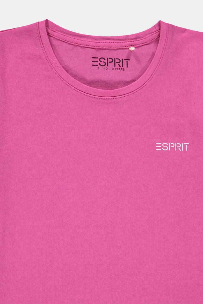 T-shirt in 100% cotone, confezione doppia, PINK, detail image number 2
