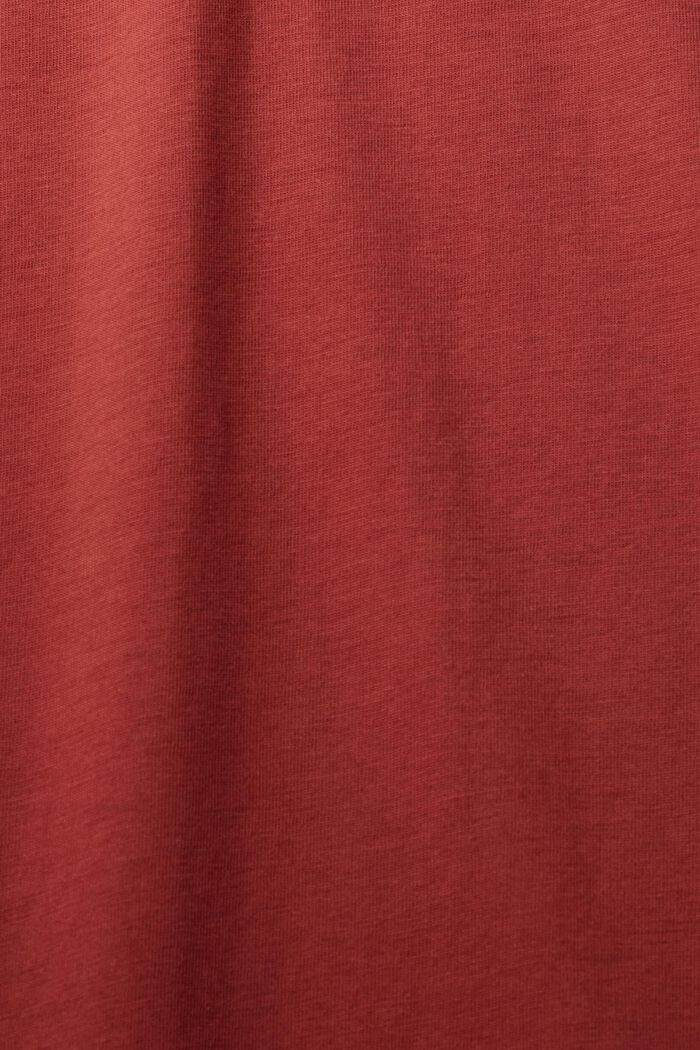 T-shirt in jersey, 100% cotone, TERRACOTTA, detail image number 1