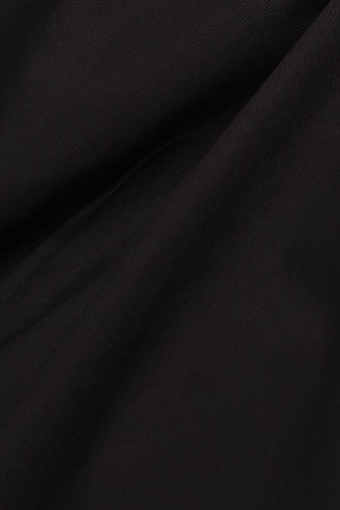 Camicia blusata stile utility, BLACK, detail image number 4