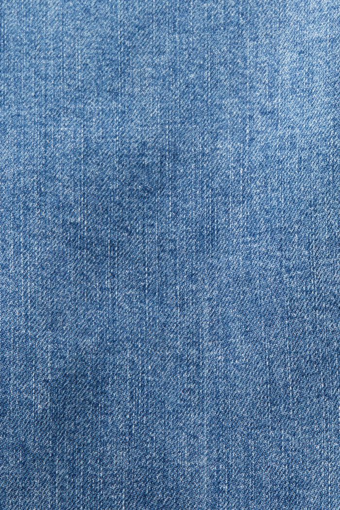 Jeans slim a vita alta, BLUE LIGHT WASHED, detail image number 5
