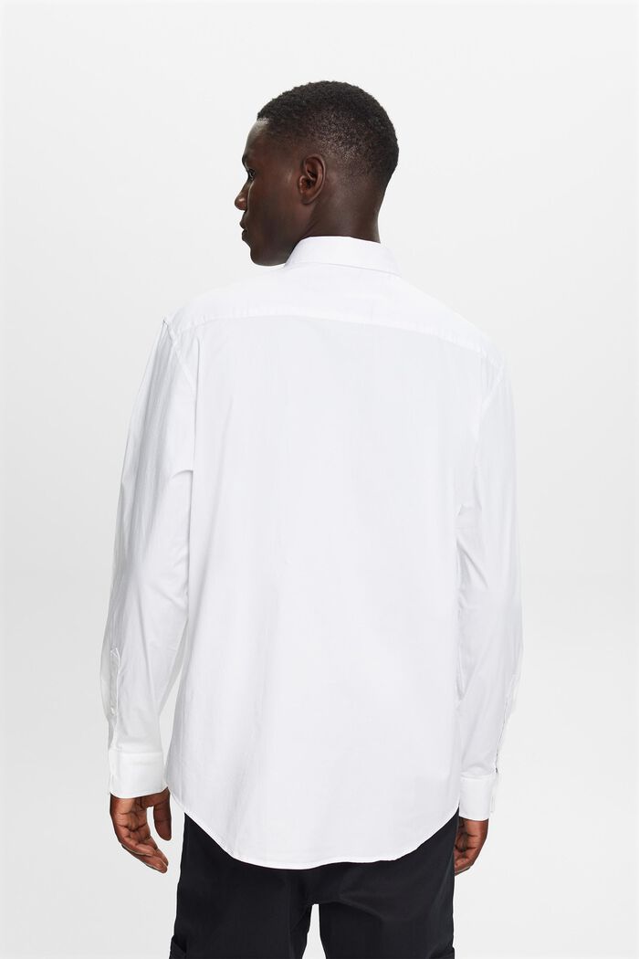 Camicia button-down, WHITE, detail image number 4