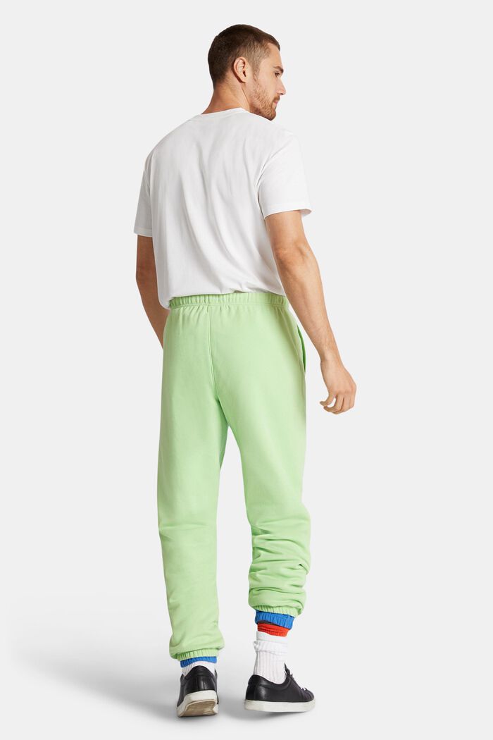 Pantaloni della tuta con logo in pile, LIGHT GREEN, detail image number 3
