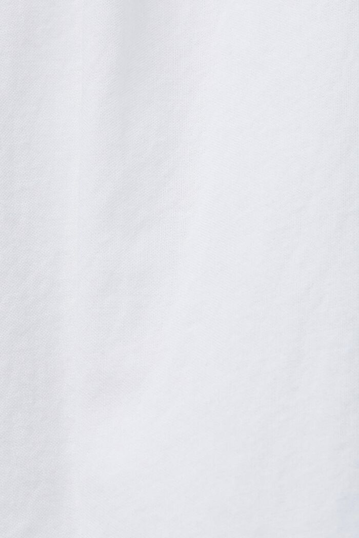 Minigonna ricamata in cotone, WHITE, detail image number 5