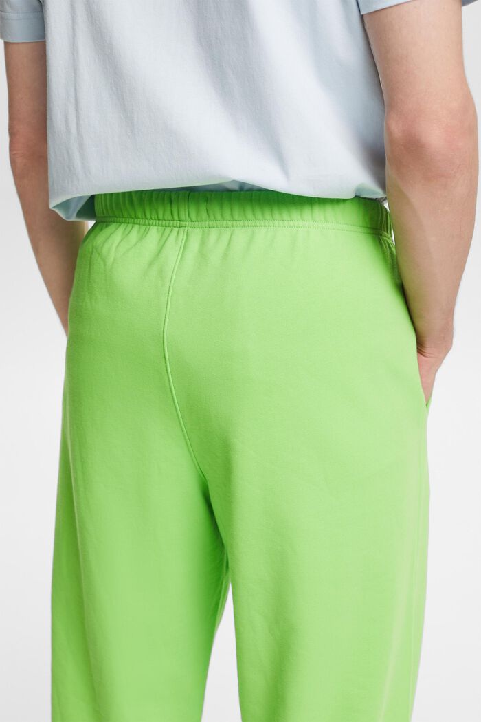Pantaloni della tuta con logo in pile, CITRUS GREEN, detail image number 4