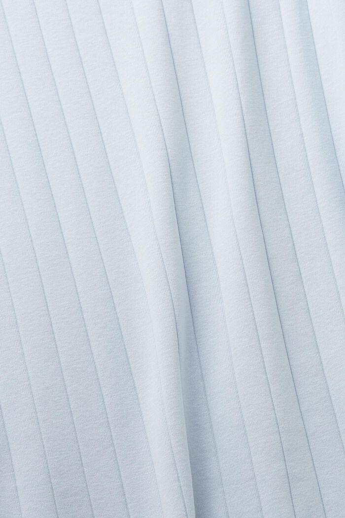 Maglia a maniche lunghe a coste, PASTEL BLUE, detail image number 5