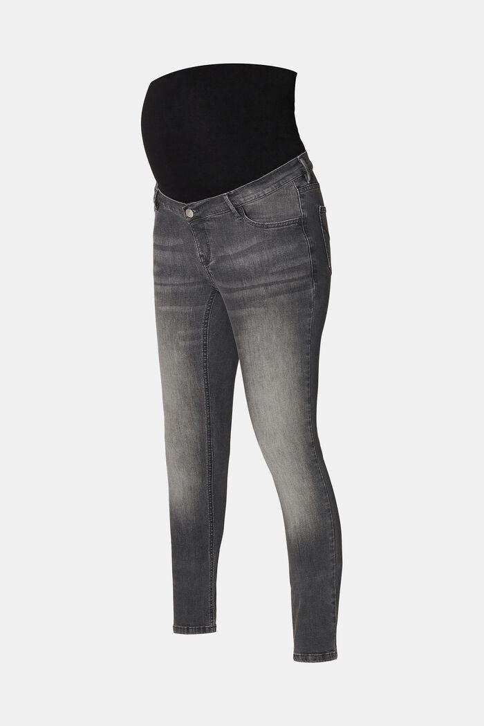 MATERNITY Jeans skinny, BLACK DARK WASHED, detail image number 5