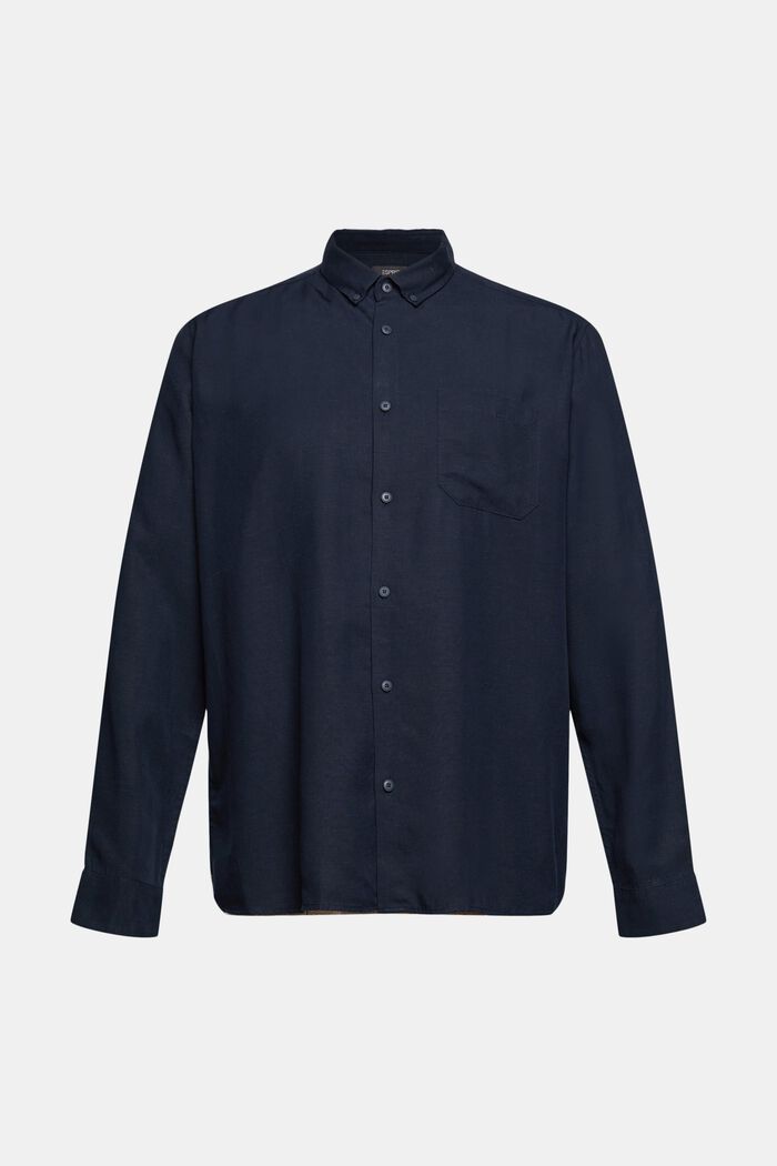 Con lino: camicia button-down