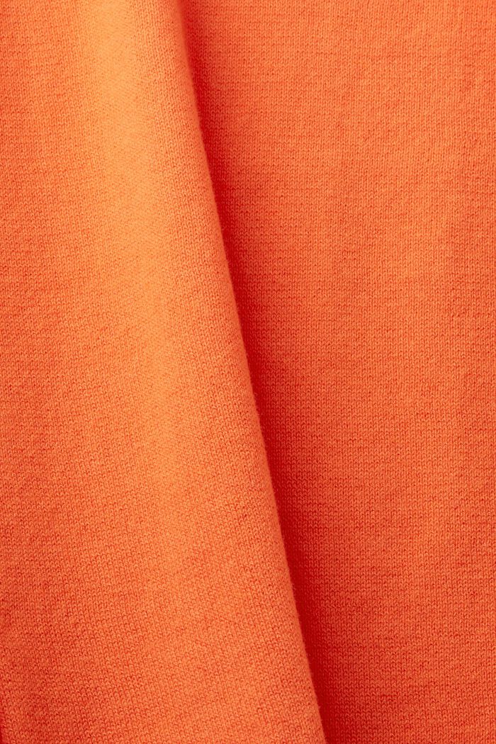Giacca a maglia aperta, ORANGE RED, detail image number 3