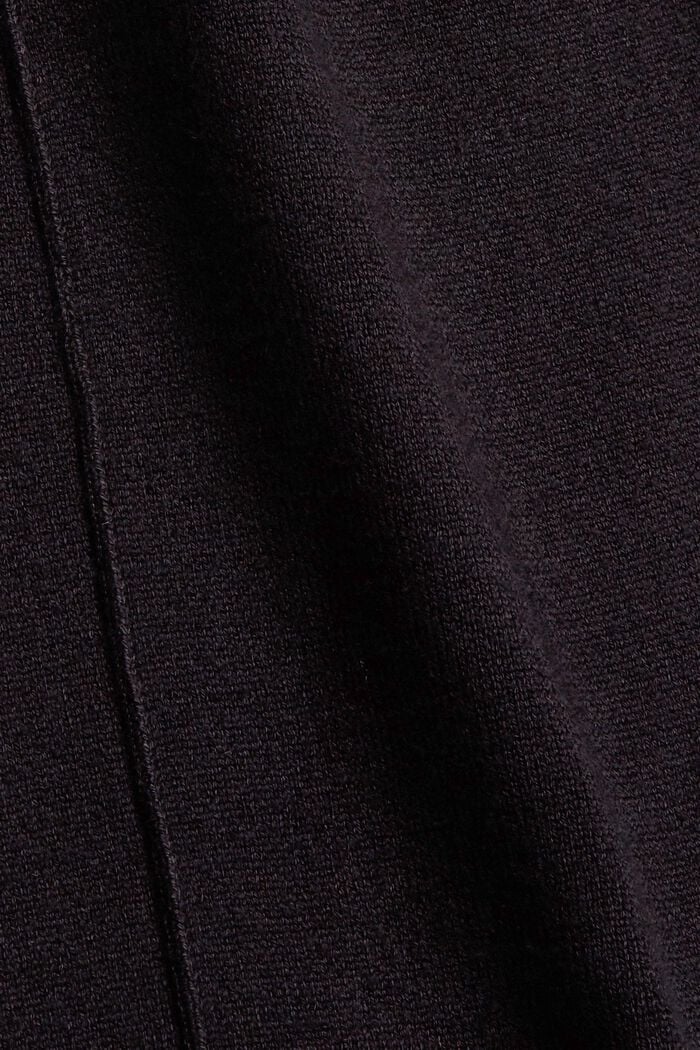 Pantaloni in maglia con LENZING™ ECOVERO™, BLACK, detail image number 4