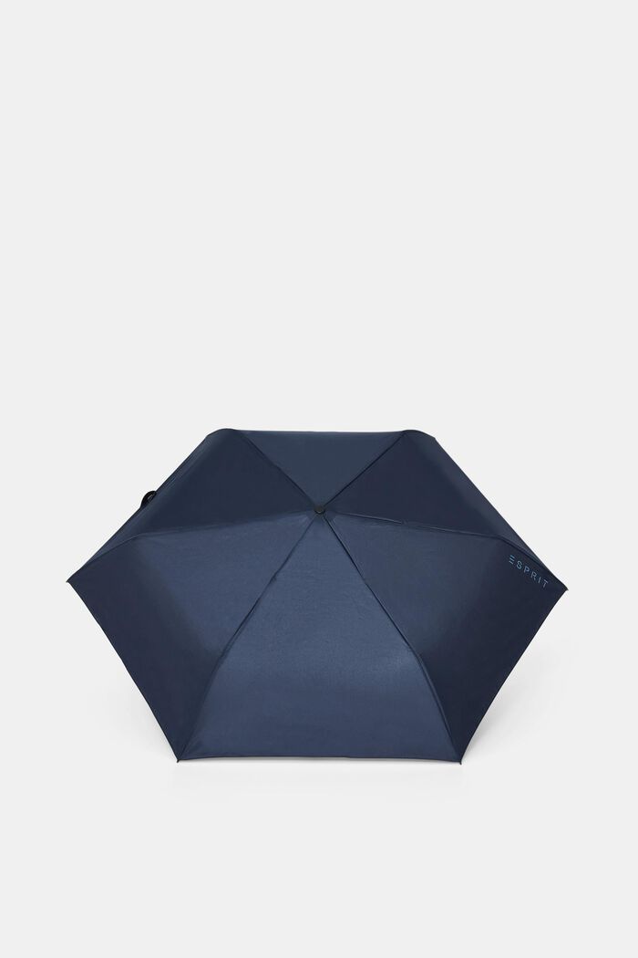 Ombrello tascabile easymatic slimline di colore blu, ONE COLOR, detail image number 0