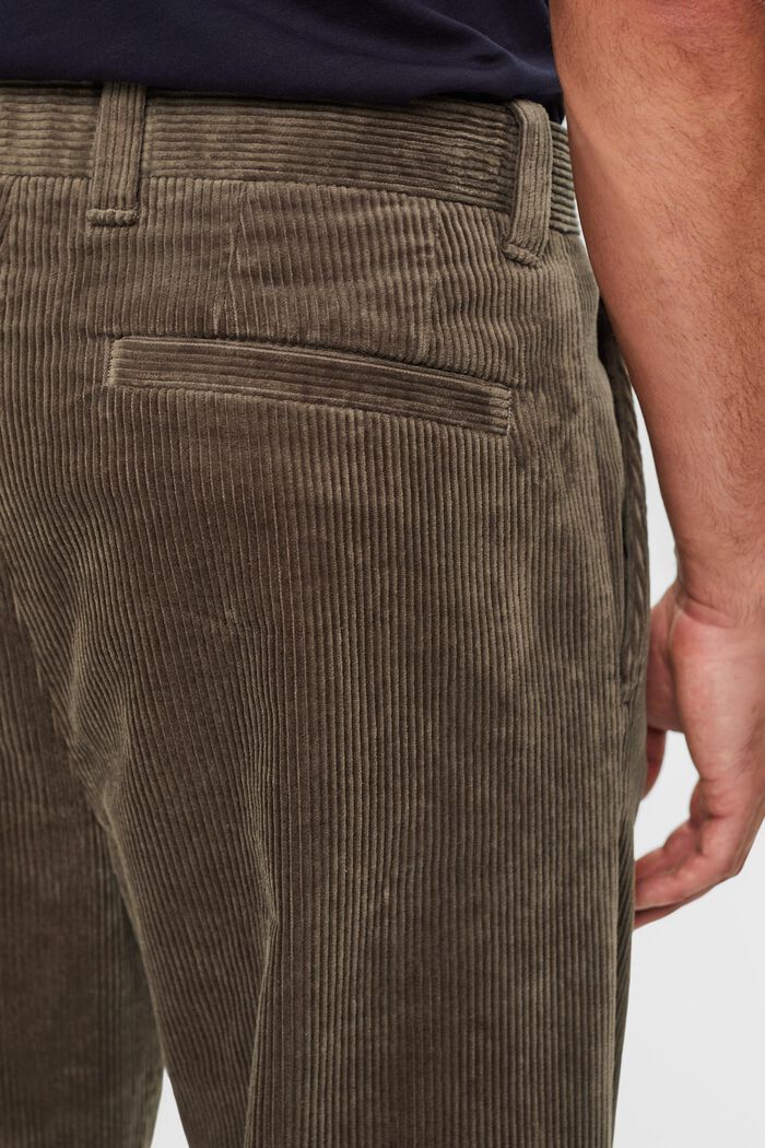Pantaloni in velluto a gamba larga, BROWN GREY, detail image number 5